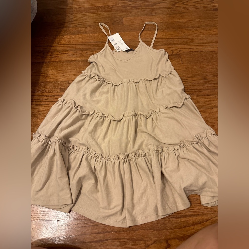 Nude zara mini dress